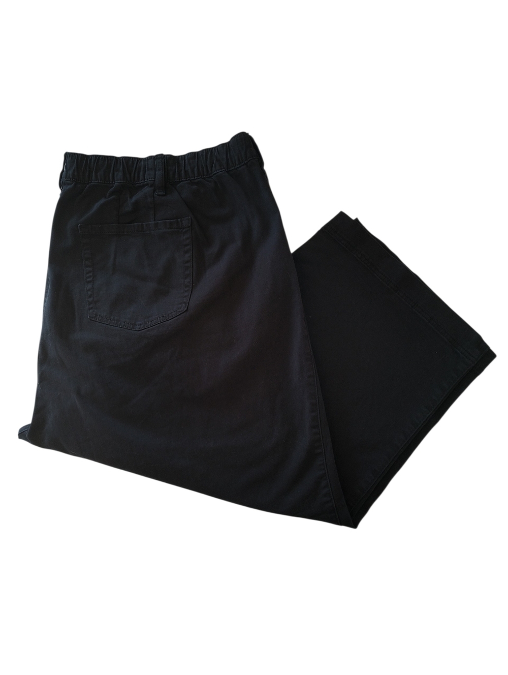 torrid Black Cropped Elastic Waist Pants